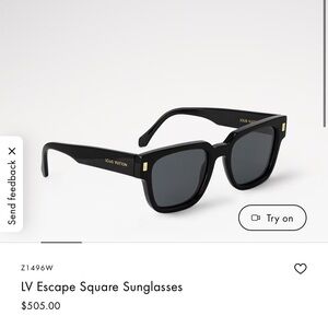 Louis Vuitton LV Escape Square Sunglasses